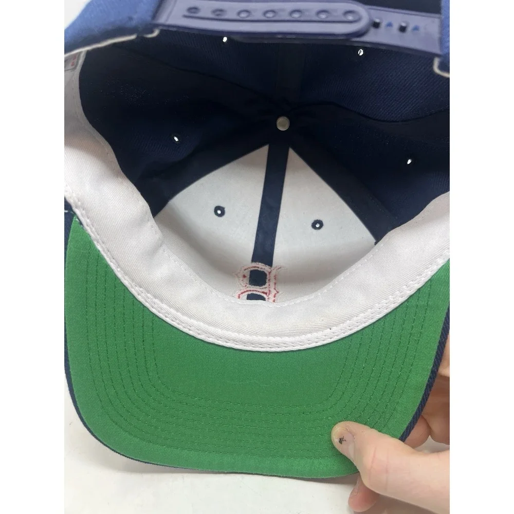 Vintage 90s Sports Specialties Boston Red Sox Snapback‎ Hat Plain Logo MLB